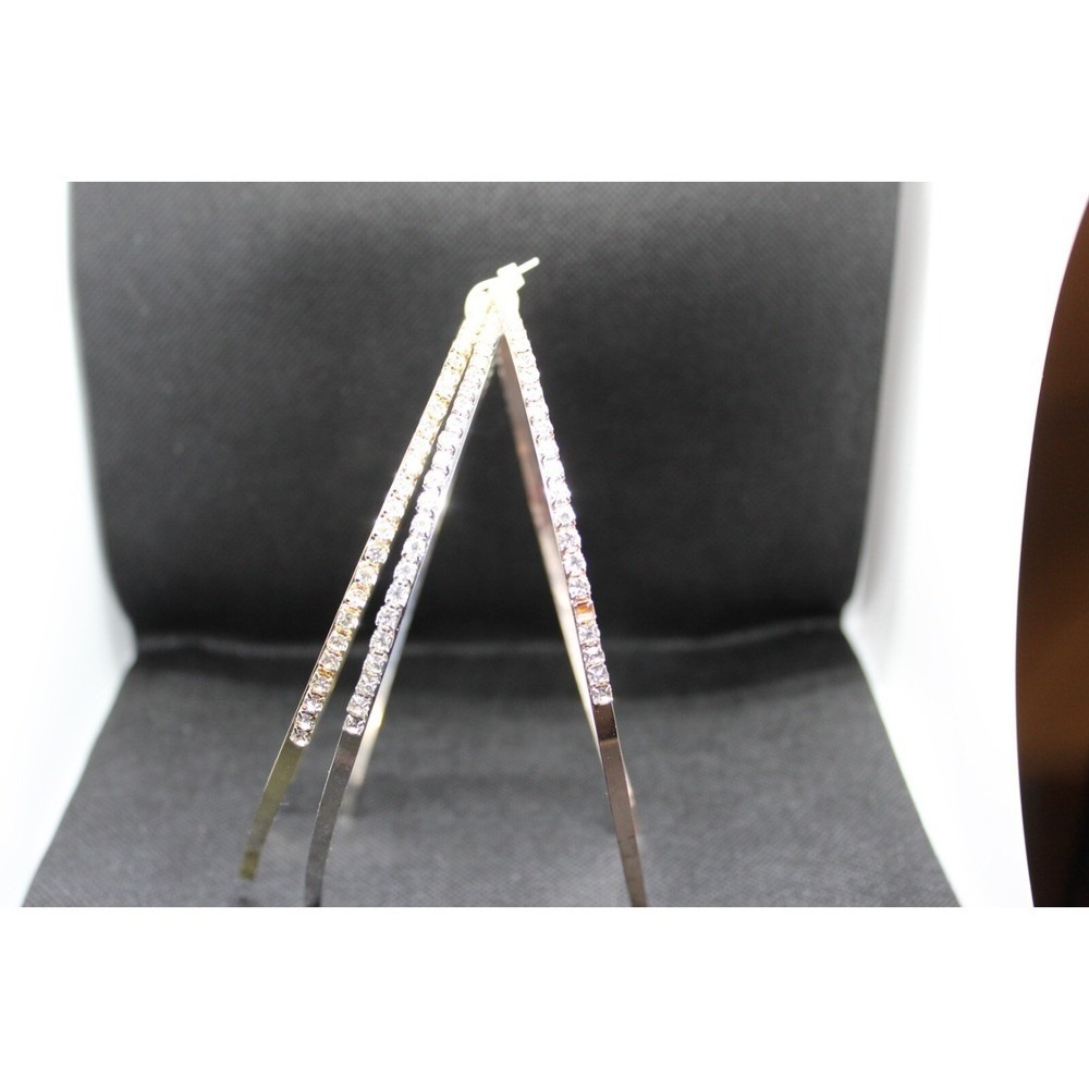 3 Tone Bands Headband with Cubic Zar stones. New w/o box. Free Ship. Please Read - Picture 3 of 6